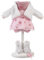 Llorens 1053542 Puppenkleidung für 35cm Puppen, Kleiderset Tütü Sterne, Puppenzubehör