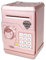 Qwifyu Piggy Bank for Boys Girls, Kids Safe Money Bank for 4 5 6 7 8 9 10 Year Old Girl Boy Birthday Gift,Electronic Password Money Saving Box ATM Safe Bank Toys for Kids (Rose Gold)