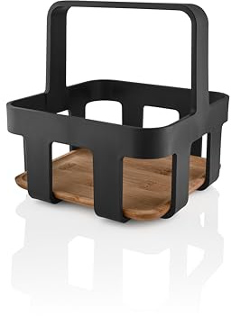 Eva Solo | Nordic kitchen Table Caddy | Stylish serving and practical design with carrying handle for a firm grip. Perfect for barbecue dinners on the patio | black
