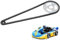 T8F Catena con pignone anteriore e posteriore, Set di pignoni per catena motore in acciaio Catena con pignone di trasmissione ad alta potenza per mini motociclette e kart ATC modificati