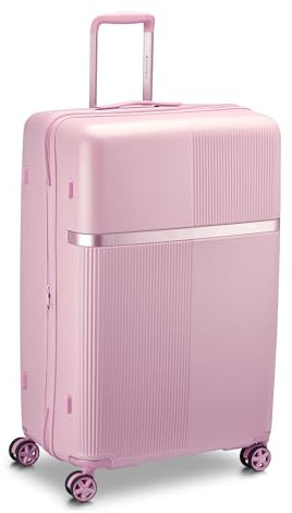 RONCATO AIRGLAM trolley grande - 4 ruote, espandibile, altezza 77 cm, con sistema di chiusura TSA, Rosa Cipria