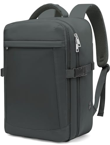 Xkdoai Mochila Viaje Cabina Avion 40x20x25 Mochila Viaje para Ryanair Equipaje de Mano Bolsa de Viaje Cabina Travel Backpack Repelente al Agua con Bolsillo Antirrobo y Lateral