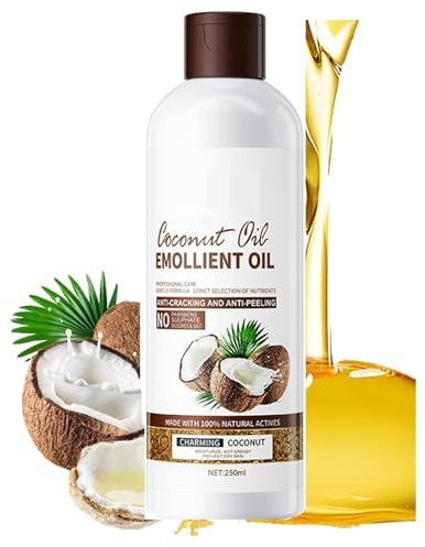 Huile de coco fractionnée Natural Riches - 250 ml - Huile de coco fractionnée - Lotion hydratante pour le corps - Huile nourrissante pour la peau, les cheveux et les soins du corps