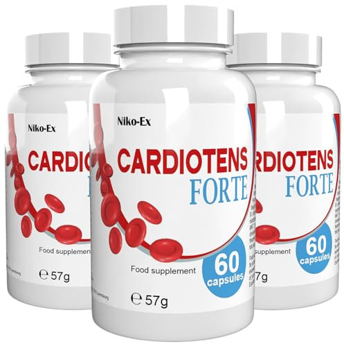 Cardiotens Forte - 180 Capsule (3x 60 Capsule), Confezione da 3
