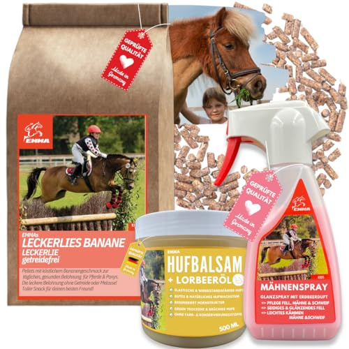 Spray con purpurina - Spray para crines de caballos I Grasa para cascos con purpurina I Golosinas para caballos I Set de cuidado de caballos 3 piezas Spray para colas de caballos rosa 400gr500ml250ml