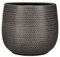 MICA Decorations Gabriel Pot de Fleurs Gris H 25 x Ø 29 cm