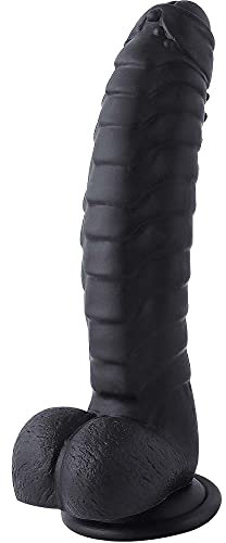 22cm G-Punkt-Dildo für Frauen Realistische Dildos,klassische dildos, MOCOYA Dildo mit starkem Saugnapf, Erwachsenenspielzeug für Frauen Vergnügen Dildo und Analspiel, (Schwarz)