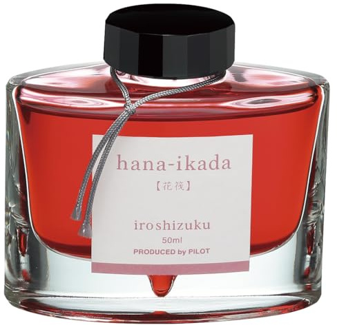 Pilot INK-50-HA Fountain Pen Ink, Iroshizuku Hanaikada Flower Raft, 1.7 fl oz (50 ml), PILOT Ink in Glass Bottle, Iroshizuku