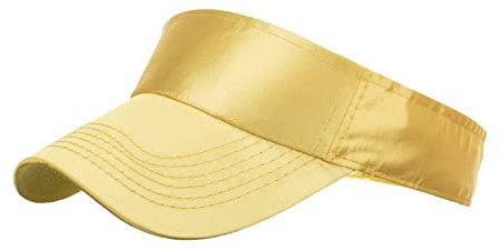 Dantazz Unisex Visoren Caps Sommerhut mit Sonnenblende Solid Color Sommer Schirmmütze Mode Atmungsaktiv Sonnenschutz Hüte Verstellbare Baseballmütze Sommerhut Sonnenschild Mützen (Gelb, OneSize)