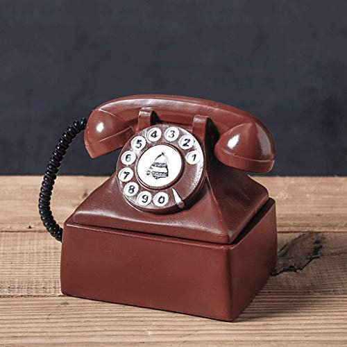 CULPRT Retro Askfat Stort Askfat Med Lock Kreativt Personlighet Askfat Vardagsrum Kontor Dekoration Hem Dekoration Ins Vind, Askfat/Fasttelefontyp Röd