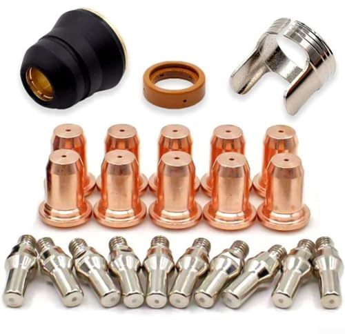 Plasmaschneider-Fackel-Kits, Plasmaschneiddüse, für IPT-60, PT-60, IPT-40, PT40, Plasmaschneidmaschine, 23-teilig