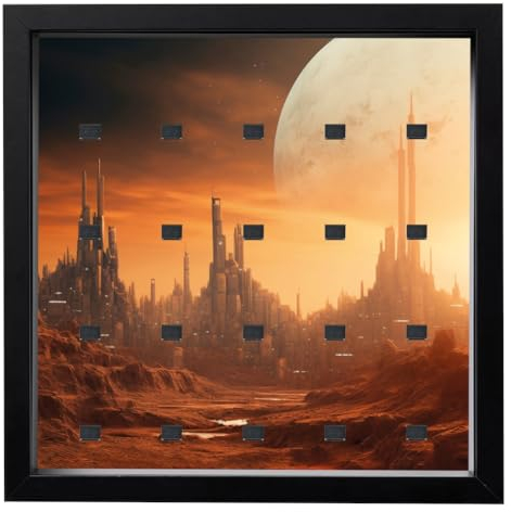 GetStones24 Vitrine für Lego® Figuren - 35x35cm Bilderrahmen - MF_0024