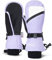 Caracaleap Skihandschuhe Winterhandschuhe Handschuhe Herren Damen Winter Schnee Fäustlinge Wasserdicht Winter Handschuhe Lila S-M