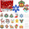 AUGSUN Weihnachten Bügelperlen Set, Weihnachten Bügelperlen Platten 5mm Bügelperlen Vorlagen Weihnachten Bügelperlen Schablonen Set für Kinder