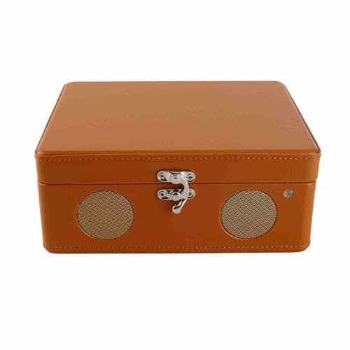 Tourne-Disque Vintage Prend en Charge l'enregistrement du Tourne-Disque Portable avec Haut-parleurs Stéréo, Casque, Modes de Lecture USB et MP3 pour Le Divertissement