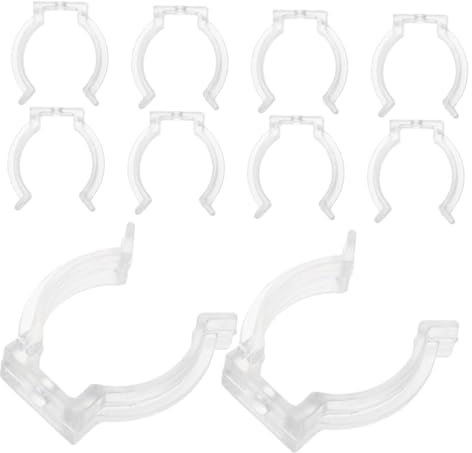 HIAKDOFT 10 Abrazaderas Para Lámpara De Patio Abrazaderas Para Tubo De Lámpara De Fijación Para Tira De LED De Montaje Para Lámpara De Techo