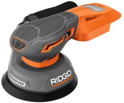 RIDGID 18V SubCompact Brushless Random Orbit Sander (Tool Only) (Renewed)