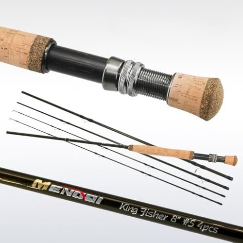 ERYUE Set Combinato Canna da Pesca a Mosca e Mulinello Kit Leggero da 42 Pezzi in Carbonio per Principianti Borsa Trasporto Portatile Migliore Conservazione