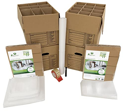 UBOXES Kitchen Moving Box Kit # 1 Moving Boxes & Moving Supplies
