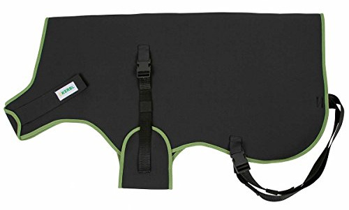Kerbl Manta de Becerro Premium Negro, 80 cm