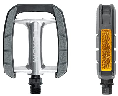 Voxom PE12 E Pédales de vélo de Trekking Noir Taille Unique