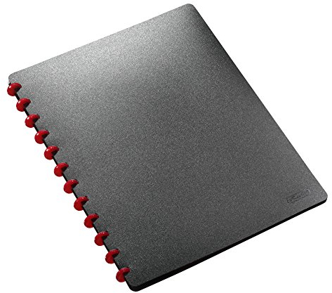 Herlitz 5514286 Präsentationsmappe EasyFix schwarz (1)