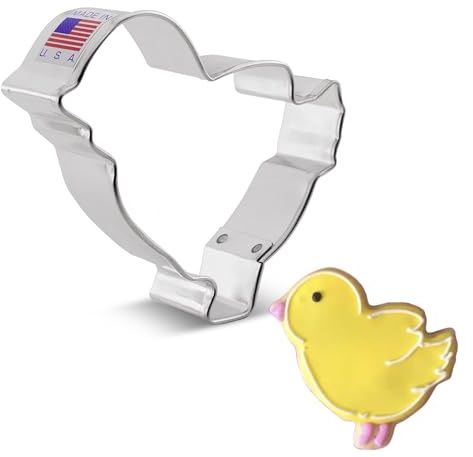 Ann Clark Easter Chick Cookie Cutter, 3 Made in USA