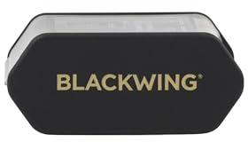 Blackwing Pencil Sharpener, Two-Step Sharpener, Black 104285