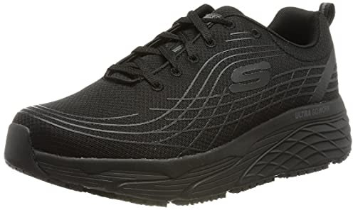 Skechers Women's Elite Sr Sneaker, Black, 4 UK