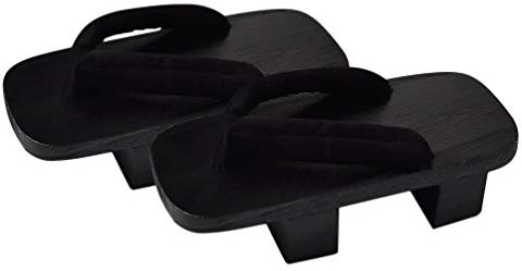 1 Paio Sandali Giapponesi Donne Zoccoli in Legno Pantofole per Coppie Pantofole da Geta Giapponese Geta Sandali da da Donna bambù Scarpe Tradizionali