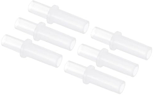 sourcing map Quincaillerie pour Porte Pliante, Lot de 6 Pivots Supérieurs pour Porte Pliante, Kit de Réparation pour Quincaillerie de Porte Pliante de Placard, Couleur Argentée