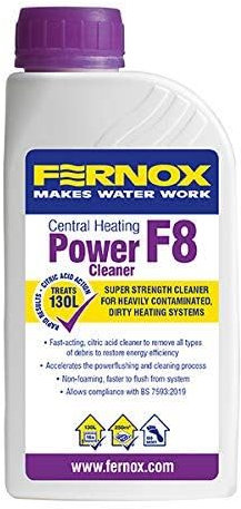 LavaTap – Fernox Central Heating Cleaner F8 500ml – Radiator Cleaner for Central Heating Systems – Sludge Remover and Radiator Flush – Super Strength, pH Neutral, Non-Acidic Heating System Cleaner