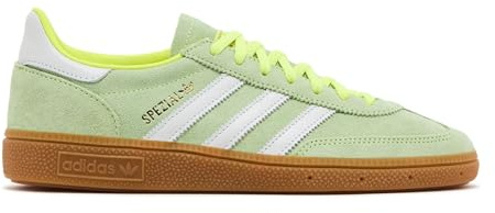 adidas Handball Spezial Womens Shoes, Solar Yellow/Cloud White/Gold Metallic, Size 7.5