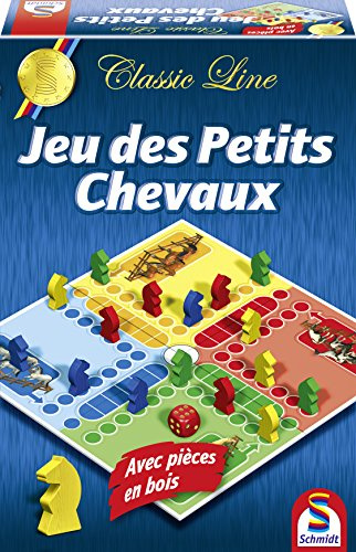 Schmidt – 88111 – Brettspiel – Classic Line – Jeu de Petits Chevaux