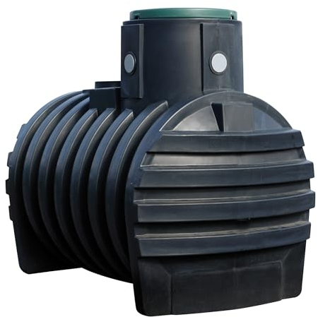 4rain Mono Erdtank-Paket 3000 Liter Garten-Comfort - Regenwassertank für Gartenbewässerung mit Tauchdruckpumpe und Wassersteckdose, Robuster Regenwasserspeicher, kindersicher, nachhaltig