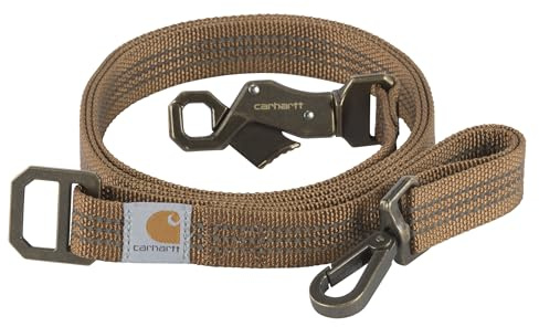 Carhartt, Guinzaglio per cani, marrone/ottone spazzolato, grande