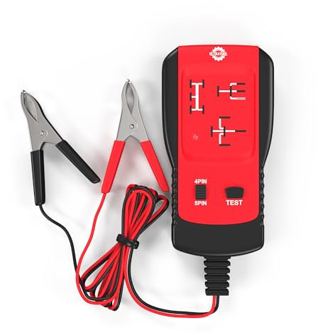ULTRATOOL 12V Car Relay Tester Automotive Battery Diagnostic Tool 4PIN 5PIN Fast Testing with Clips