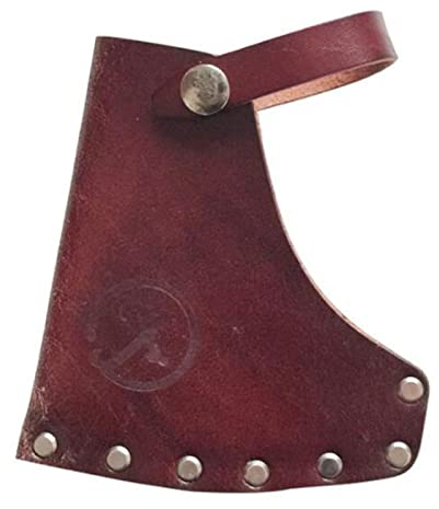 Luluxing 1 Pack Manchon De Hache en Cuir Manchon De Hache en Cuir Durable Manchon De Hache avec Boucle De Ceinture Nécessaire pour Le Travail Extérieur des Bûcherons