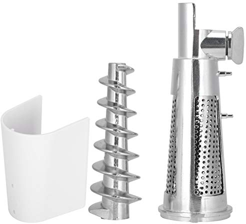 Zerodis Ersatzteil Entsafter Schnecke, Fleischwolf Tomatensaftpresse Schraube Wellenfilterhülse Prallzubehör für Mischerbefestigung