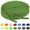 TBOC Cordones Planos [Verde] [140 cm] para Calzado Zapatos Zapatillas Botas | Cordón Patines Fútbol Deporte | Compatibles con Converse Nike Adidas Panama Jack Asics Vans