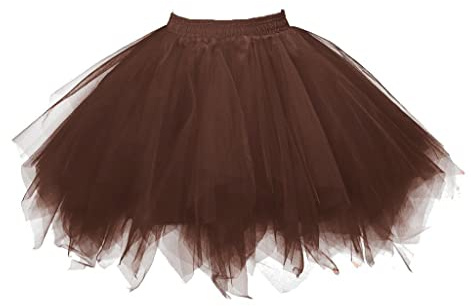 Generisk tyllkjol dam rockabilly underkjol tyllkjol 50-talet vintage balett dansklänning prinsessa rockabilly karneval kostym kort tutu kjol retro balettkjol festklänning dans minikjol