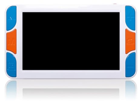Lente d'ingrandimento digitale portatile con schermo da 5 pollici, ausilio visivo elettronico per la lettura, 26 modalità colore, ausilio per la lettura con zoom 3X-48X, per ipovedenti