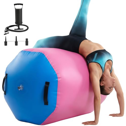 Rollo de aire inflable con bomba de aire, rodillo de aire de PVC