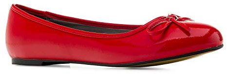 Andrés Machado - Ballerines pour Femmes/Filles à Talons Plats et nœud décoratif - TG104 - Chaussures Plates pour l´éte et l´Hiver - Grandes Pointures du 41 au 46