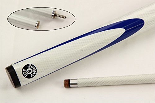 Jonny 8 Ball 57 Enfer Blanc 2 Section Graphite Snooker Billard – 9mm Pointe