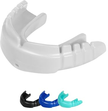 OPRO Protège-Dents pour Appareil Dentaire - Snap-Fit - Ajustement Immédiat - Boxe, MMA, Rugby, Hockey - Adultes et Enfants (+ 10 Ans) - Antichoc - Garantie Dentaire Incluse