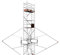 ALTEC Rollfix® 1.0 600 | 6m AH | Rollen (Ø150mm) | teleskopierbare Traverse | Dreieckausleger | Made in Germany | TÜV | belastbar 200kg/m² | Alu | Norm - DIN EN 1004-1 | Baugerüst | Fahrgerüst