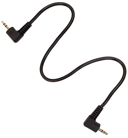 KONDOR BLUE | 2.5mm to 2.5mm LANC Remote Trigger Shutter Cable | Compatible with URSA Mini, Canon C300MKII/C500 MKIII, C70, EOS R, EOS R6, Fuji XT-4, LUMIX S1H, GH5, S5 | Black