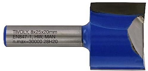 Tivoly XT60642067847 Raka Rainer Rippers | 2 diamantslipade kanter Ø 25 mm, blå