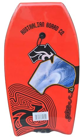 33inch Kids Pulse Series EPS Bodyboard by Australian Board Company, Red
